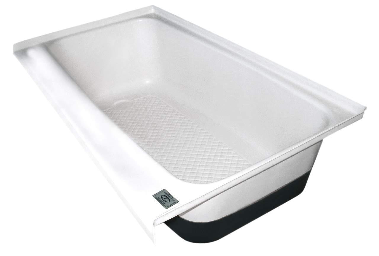 ICON 00482 Bath Tub with Left Hand Drain TU700LH - Polar White - High quality product image showing ICON 00482 Bath Tub with Left Hand Drain TU700LH - Polar White details and features
