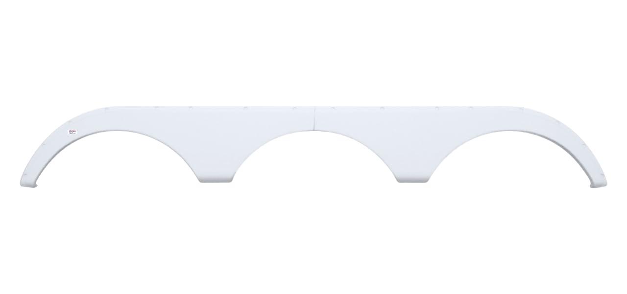 ICON 01757 Fender Skirt, Triple, Pilgrim, FS1757, Polar White - High quality product image showing ICON 01757 Fender Skirt, Triple, Pilgrim, FS1757, Polar White details and features