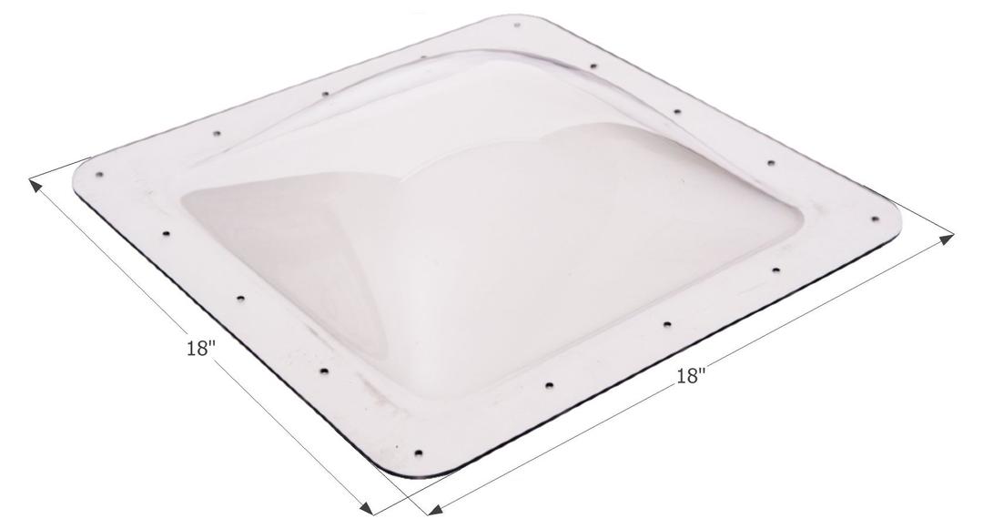 ICON 01818 0RV Skylight SL1414-14 INCH x 14 INCH x 4 INCH, Clear - The Twister Group Tools product