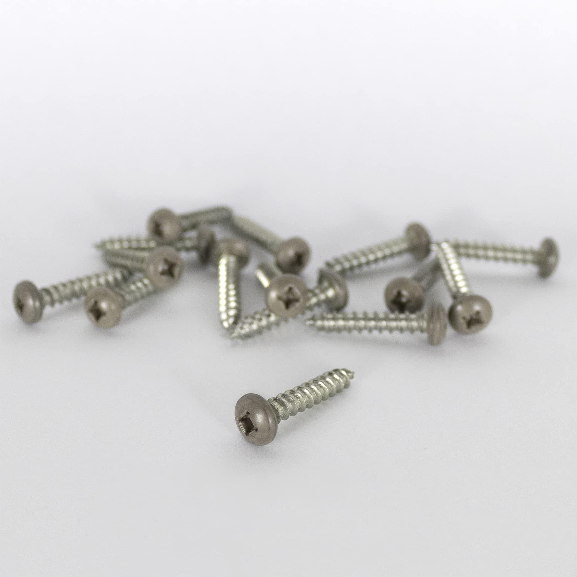 ICON 14962 Screw; Color Coordinated Screw; Used For Installing Fender Skirts Or Other Icon Component; 1 Inch Length; Pan Head; Taupe; Stainless Steel; Pack Of 15 - High quality product image showing ICON 14962 Screw; Color Coordinated Screw; Used For Installing Fender Skirts Or Other Icon Component; 1 Inch Length; Pan Head; Taupe; Stainless Steel; Pack Of 15 details and features