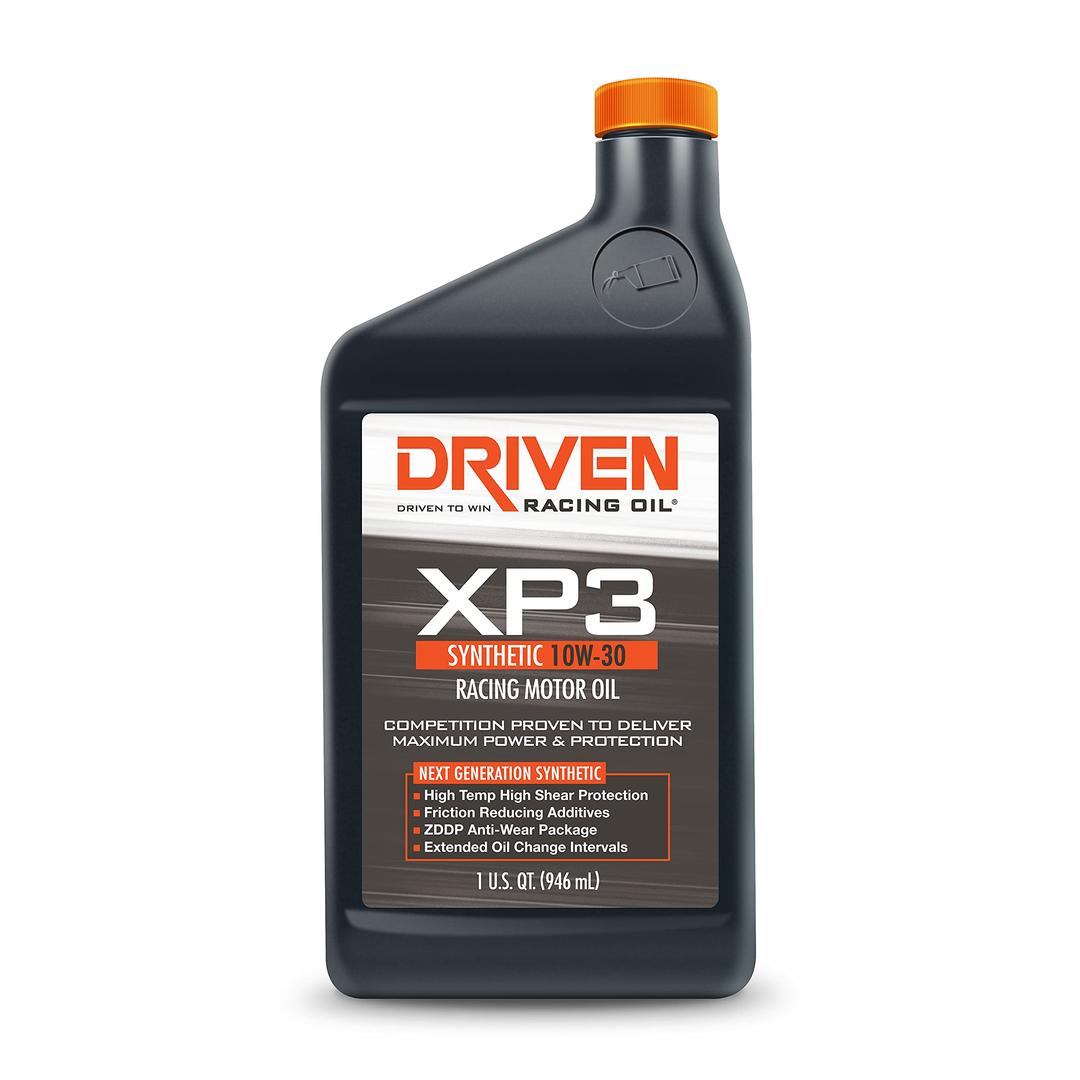 DRIVEN 00306 10W-30 XP3 Synthetic Racing Oil, 1 quart - The Twister Group Tools product
