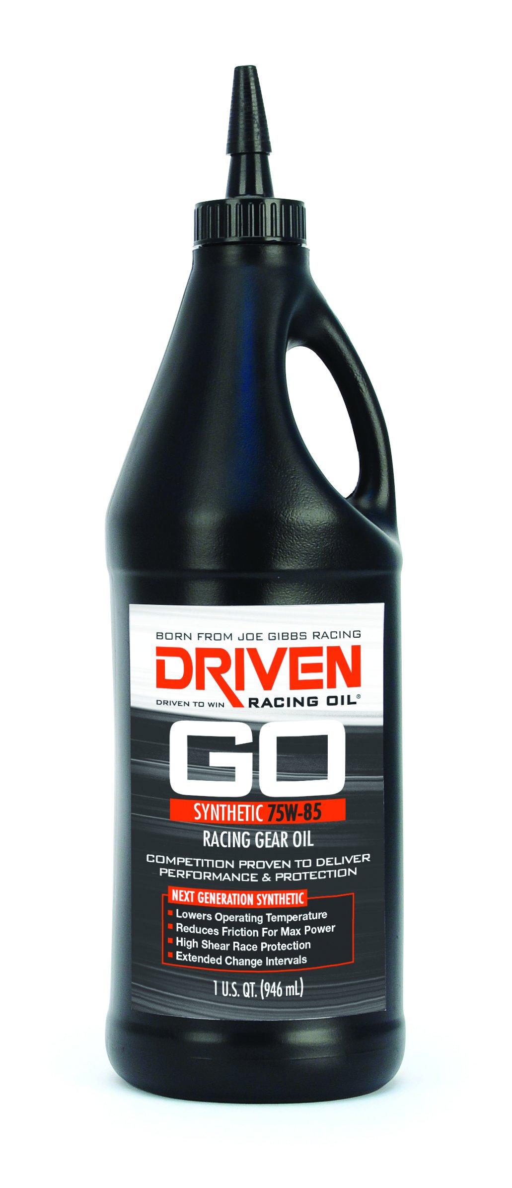 DRIVEN 00830 Racing Oil Super Speedway 70W-85 Synthetic Gear Oil - 1 Quart Bottle - High quality product image showing DRIVEN 00830 Racing Oil Super Speedway 70W-85 Synthetic Gear Oil - 1 Quart Bottle details and features