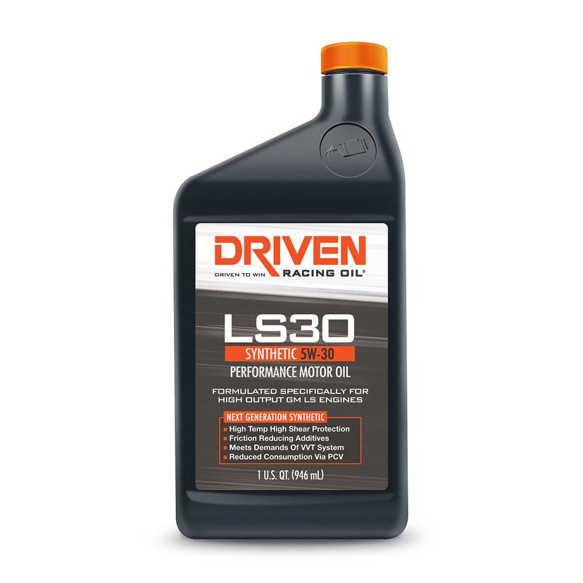 DRIVEN 02906 5W-30 LS30 Street/Strip Oil, 1 quart