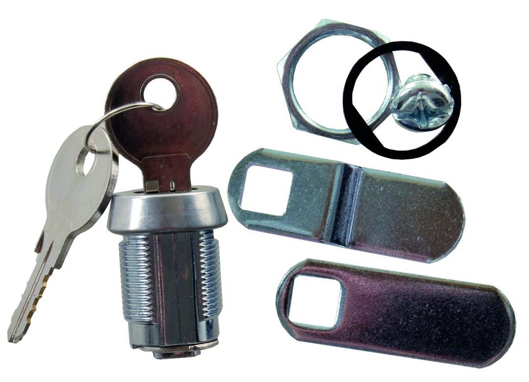 JR PRODUCTS 00165 Compartment Door Key Lock - 7/8 INCH - The Twister Group Tools product