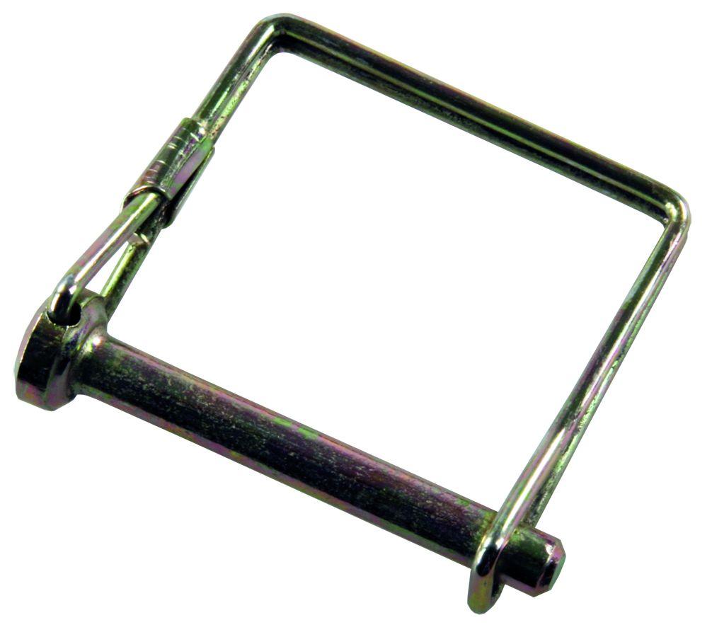 JR PRODUCTS 01224 Safety Lock Pin - 1/4 INCH x 1-3/4 INCH Usable Length - The Twister Group Tools product