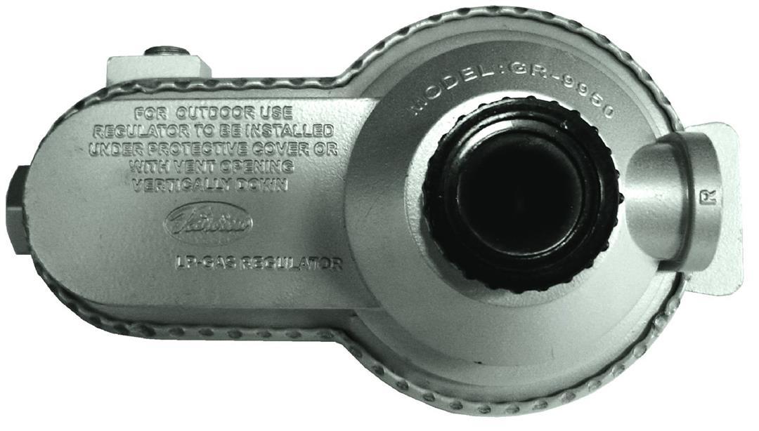 JR PRODUCTS 0730365 07-30365 Low Pressure Two-Stage LP Gas Regulator - The Twister Group Tools product