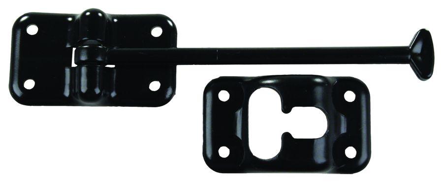 JR PRODUCTS 10434 Plastic T-Style Door Holder - Black, 6 INCH - High quality product image showing JR PRODUCTS 10434 Plastic T-Style Door Holder - Black, 6 INCH details and features