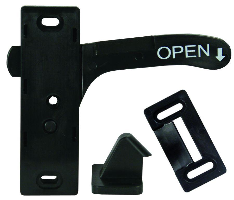 JR PRODUCTS 10765 Screen Door Latch - Right Hand (6) - The Twister Group Tools product