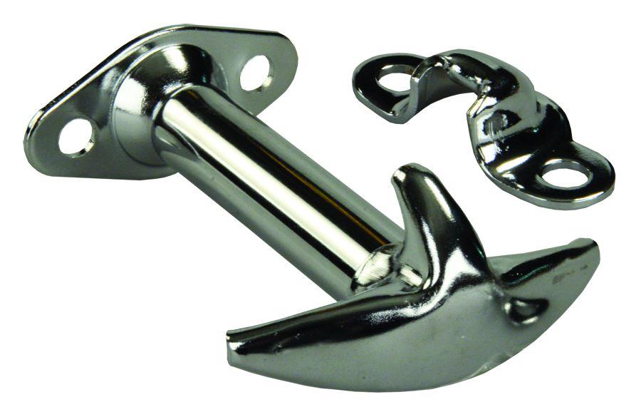 JR PRODUCTS 10865 Chrome Hood Latch - High quality product image showing JR PRODUCTS 10865 Chrome Hood Latch details and features