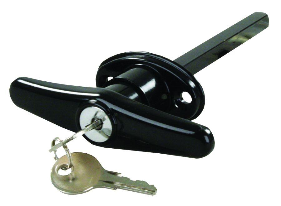JR PRODUCTS 10985 Black Locking T-Handle - High quality product image showing JR PRODUCTS 10985 Black Locking T-Handle details and features
