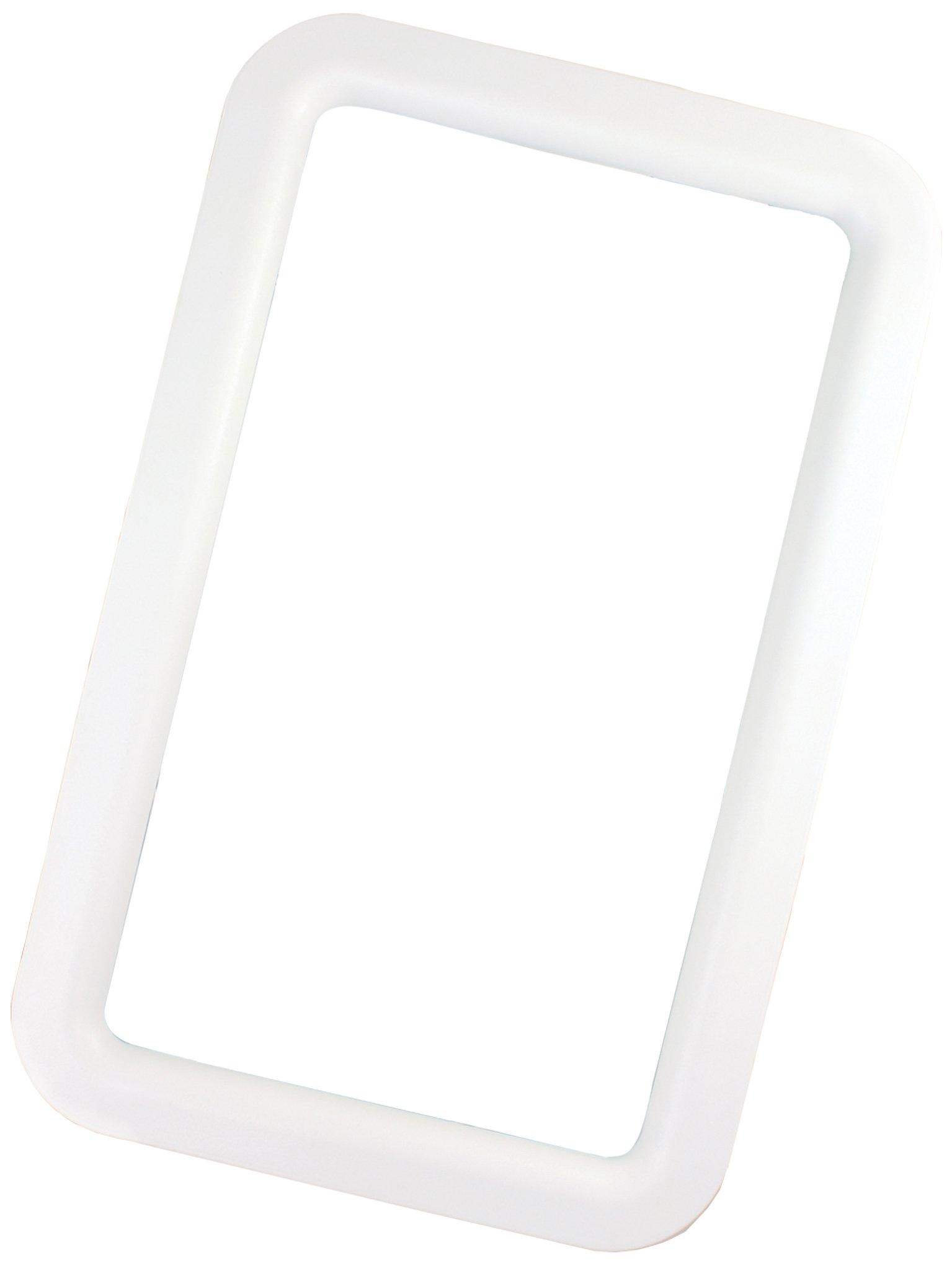 JR PRODUCTS 11011 White RV Deluxe Entry Door Window Frame - High quality product image showing JR PRODUCTS 11011 White RV Deluxe Entry Door Window Frame details and features