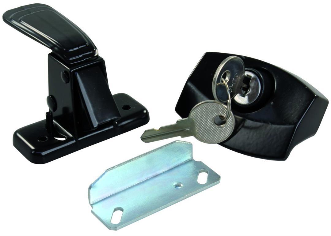 JR PRODUCTS 11675 Black Locking Camper Door Latch - The Twister Group Tools product