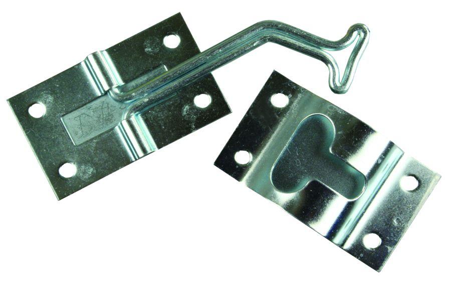 JR PRODUCTS 11755 45 Degree Zinc T-Style Door Holder - High quality product image showing JR PRODUCTS 11755 45 Degree Zinc T-Style Door Holder details and features