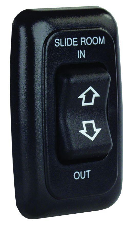 JR PRODUCTS 12285 Black Single Slide-Out Switch Assembly with Bezel - The Twister Group Tools product