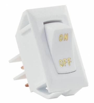 JR PRODUCTS 125815 White/Gold 12V On/Off Switch (Pack of 5) - High quality product image showing JR PRODUCTS 125815 White/Gold 12V On/Off Switch (Pack of 5) details and features