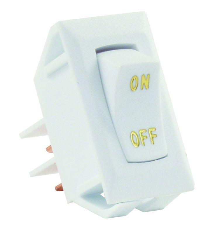 JR PRODUCTS 12585 White SPST Labeled On/Off Switch - The Twister Group Tools product