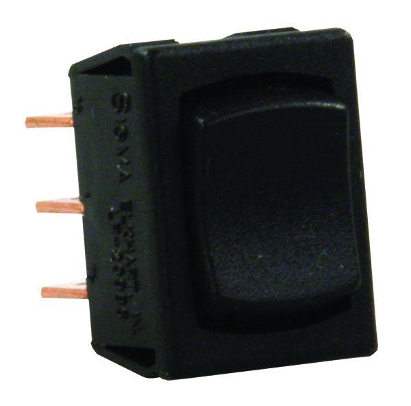 JR PRODUCTS 13725 Black Mini Momentary-on/Off/Momentary-on Switch - High quality product image showing JR PRODUCTS 13725 Black Mini Momentary-on/Off/Momentary-on Switch details and features