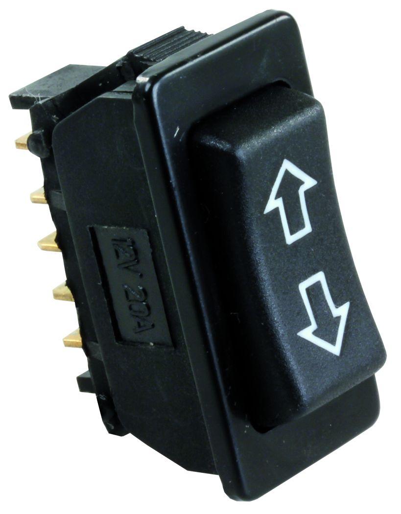 JR PRODUCTS 13955 Black 12V Furniture Switch - High quality product image showing JR PRODUCTS 13955 Black 12V Furniture Switch details and features