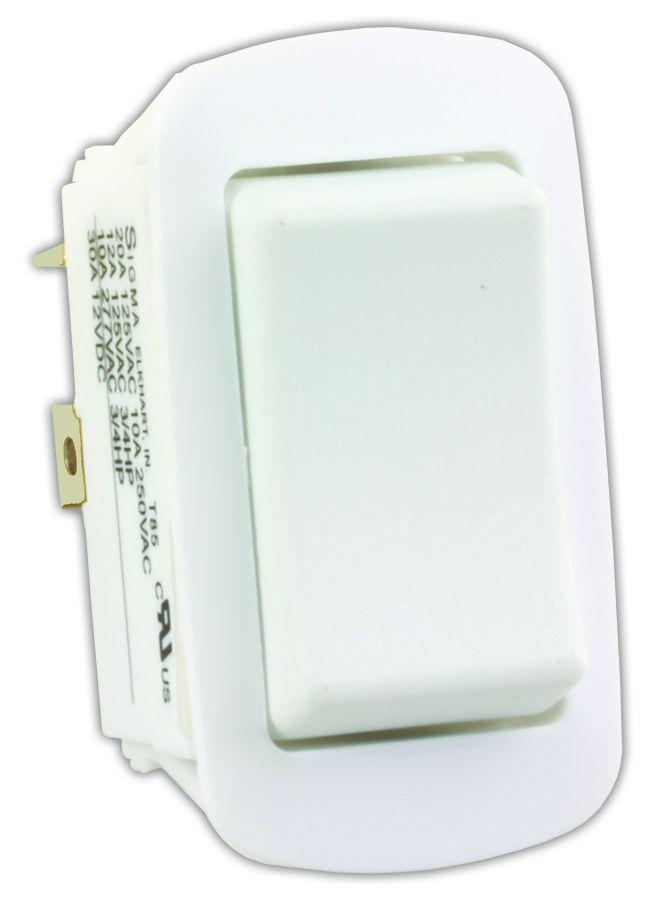 JR PRODUCTS 13995 White Water Resistant Momentary-On/Off/Momentary-On Reversing Switch - High quality product image showing JR PRODUCTS 13995 White Water Resistant Momentary-On/Off/Momentary-On Reversing Switch details and features
