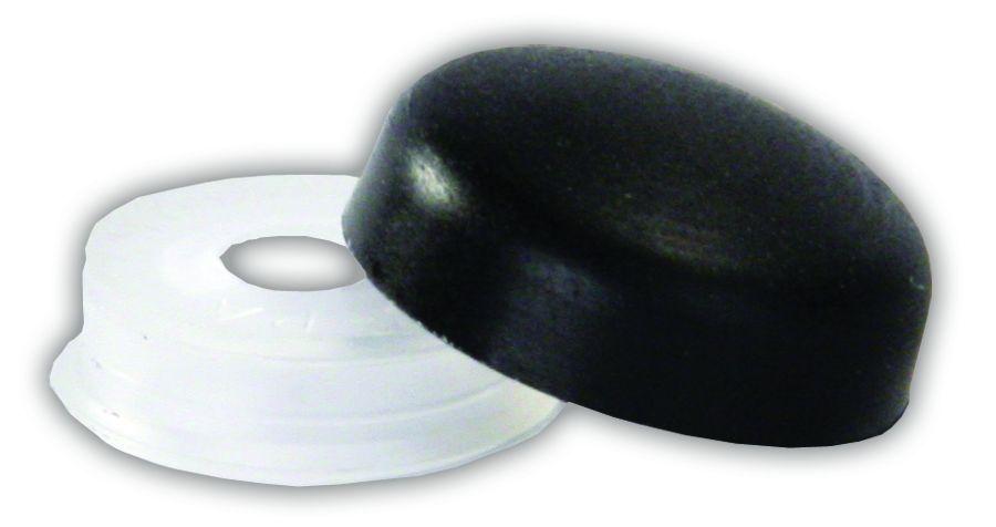 JR PRODUCTS 20385 Screw Covers, 4 - Black - The Twister Group Tools product