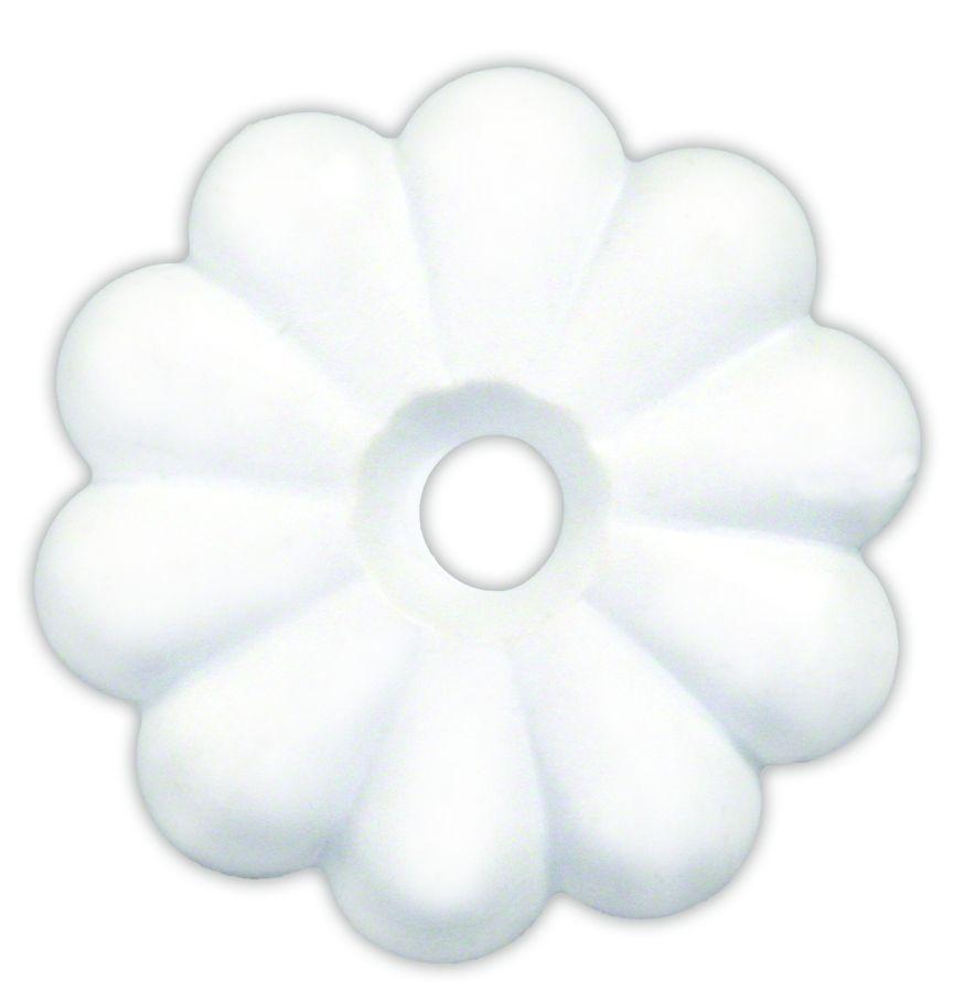 JR PRODUCTS 20455 Plastic Rosette, 4 - White - The Twister Group Tools product