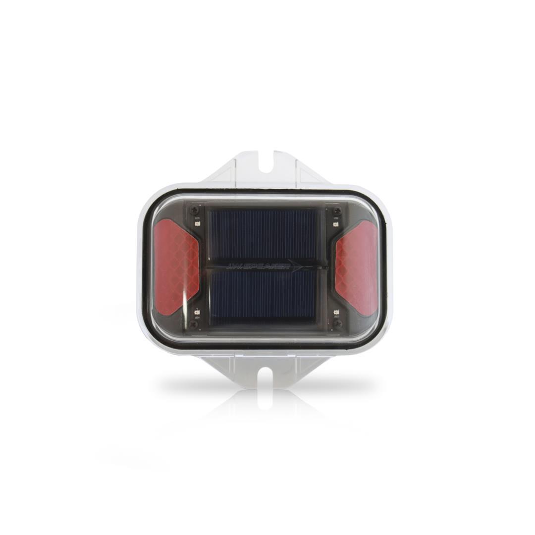 JW SPEAKER 0647041 MODEL 210 - RED SOLAR FLASHER - High quality product image showing JW SPEAKER 0647041 MODEL 210 - RED SOLAR FLASHER details and features
