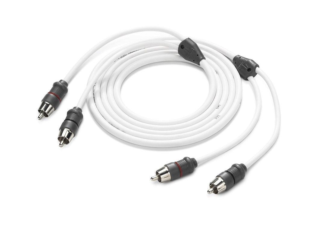 JL AUDIO 010-13413-00 XMD-WHTAIC2-6, 2-Channel; 6 Foot Length; White Cable With Black Connector - High quality product image showing JL AUDIO 010-13413-00 XMD-WHTAIC2-6, 2-Channel; 6 Foot Length; White Cable With Black Connector details and features