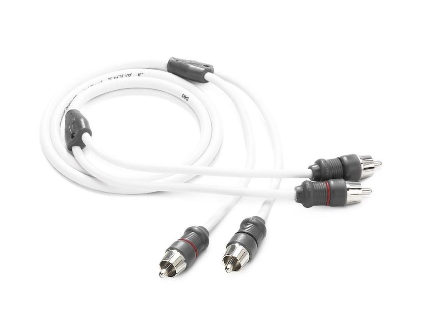 JL AUDIO 010-13446-00 XMD-WHTAIC2-3, 2-Channel; 3 Foot Length; White Cable With Black Connector