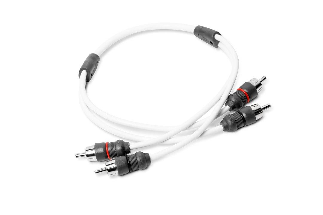 JL AUDIO 010-13554-00 XMD-WHTAIC2-1.5, 2-Channel; 1-1/2 Foot Length; White Cable With Black Connector - The Twister Group Tools product