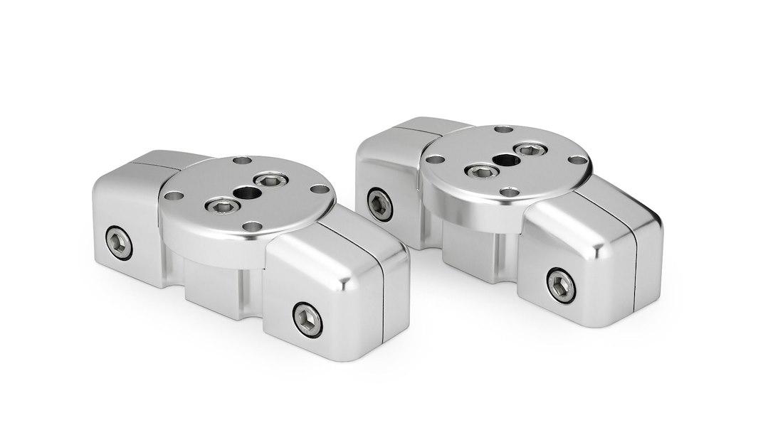 JL AUDIO 010-13710-00 M-MCPV3-MC, Used To Mount ETXv2 And ETXv3 Model Speakers; For OEM MasterCraft Boat Tower (2006 To Up); Clear Anodized Finish; Aluminum; Set Of 2; With Stainless Steel Hardware - High quality product image showing JL AUDIO 010-13710-00 M-MCPV3-MC, Used To Mount ETXv2 And ETXv3 Model Speakers; For OEM MasterCraft Boat Tower (2006 To Up); Clear Anodized Finish; Aluminum; Set Of 2; With Stainless Steel Hardware details and features