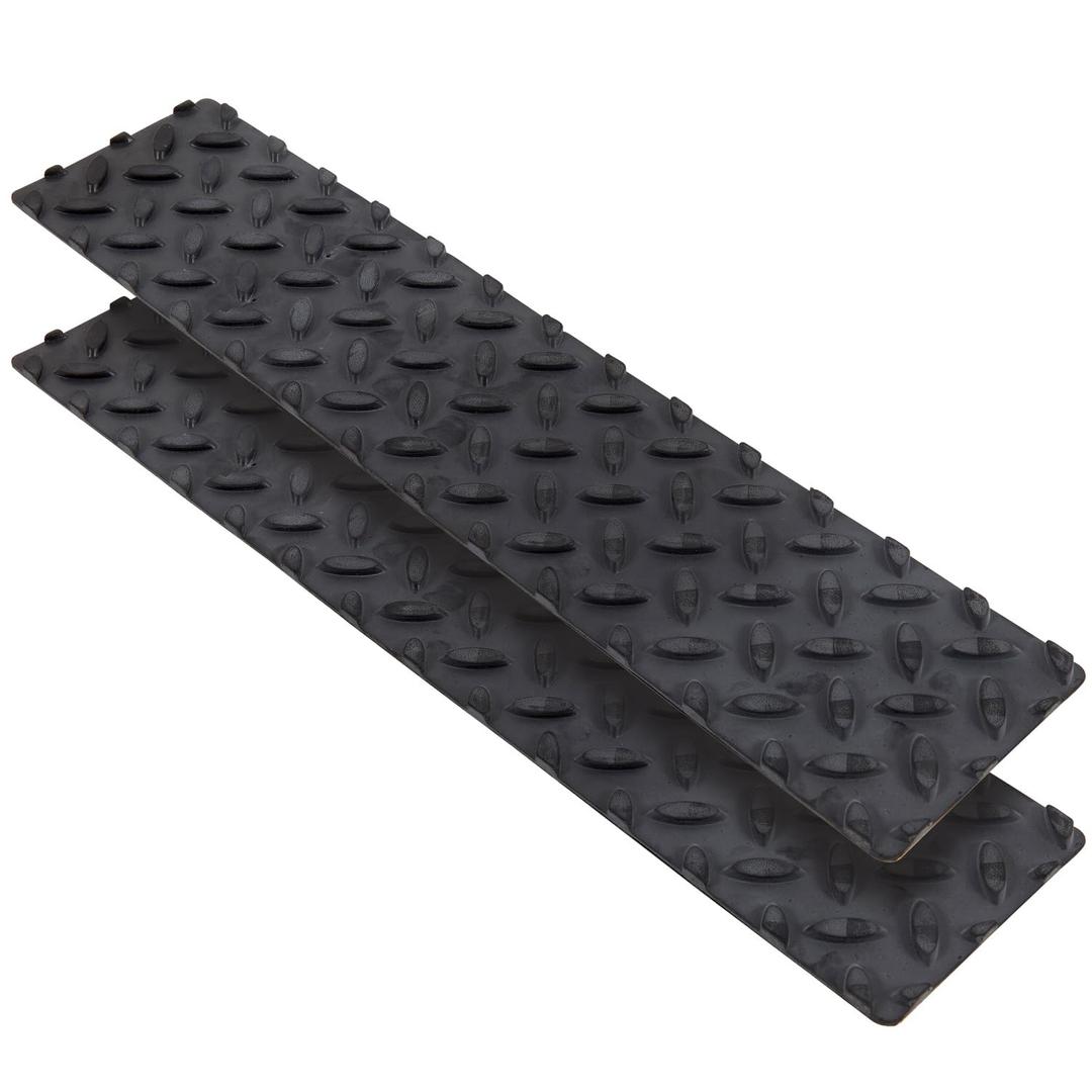 KEEPER 05680 04A 4 INCHx 17.5 INCHEPDM Rubber Safety Step, Black, 2 Pack - The Twister Group Tools product