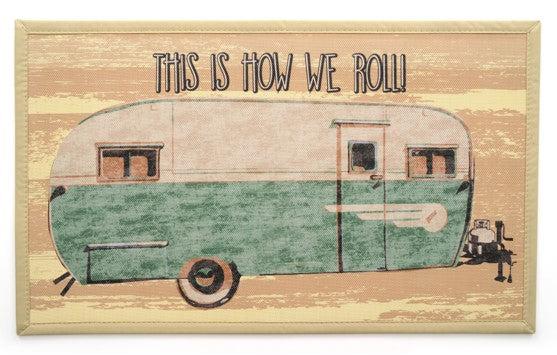 KITTRICH STRB148531 How We Roll Indoor/Outdoor Mat, 18 INCH X 30 INCH