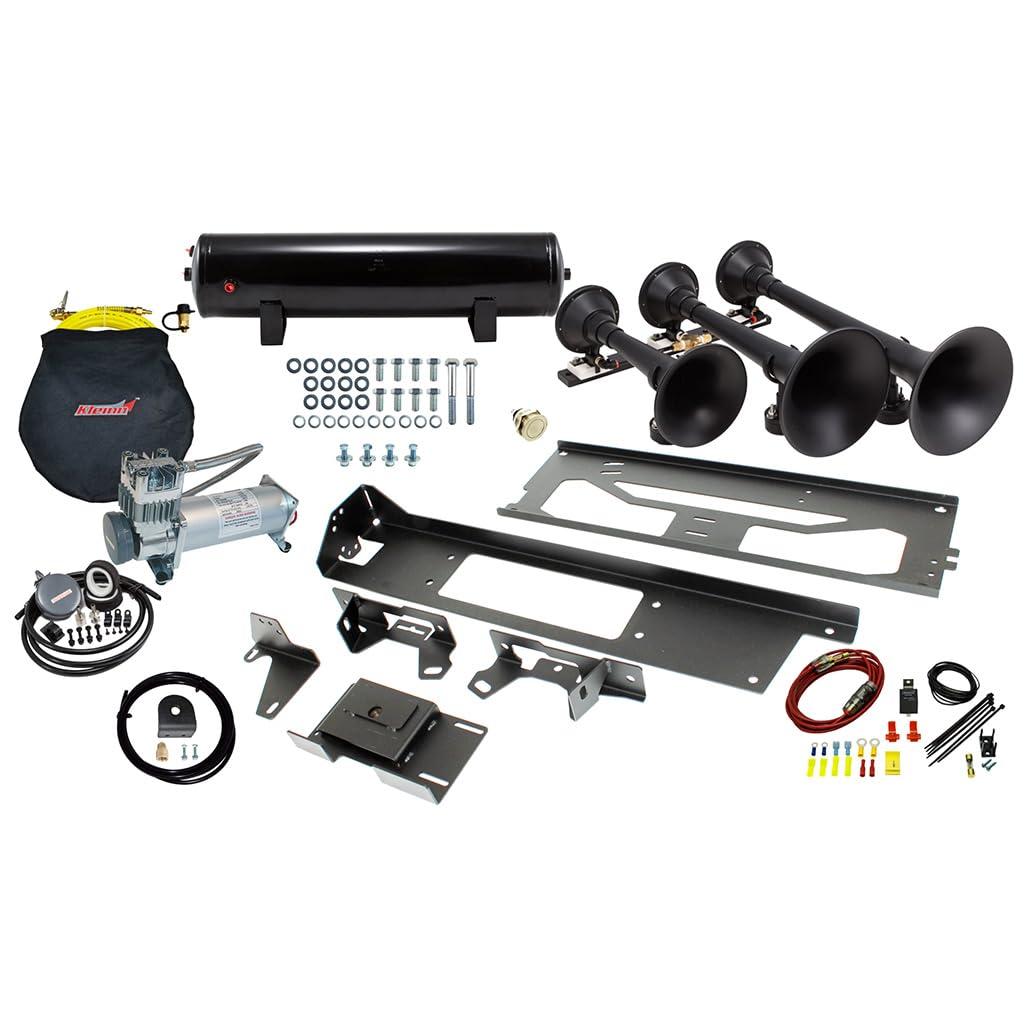 KLEINN SDKIT17-734 Air Horns Train Horn Kit for 2017-2021 F-250 and F-350/2017-2019 F-450 - High quality product image showing KLEINN SDKIT17-734 Air Horns Train Horn Kit for 2017-2021 F-250 and F-350/2017-2019 F-450 details and features