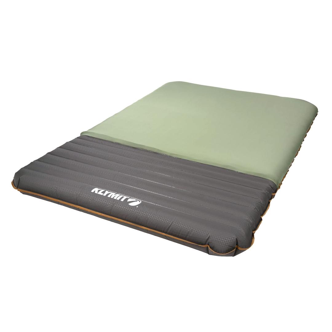 KLYMIT 06KLGR01D Klymaloft Lofted Hiking and Backpacking Air Bed, Inflatable Sleeping Pad for Camping with Memory Foam,Green - The Twister Group Tools product