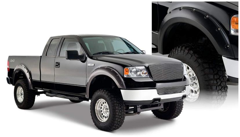 BUSHWACKER 20916-02 Pocket Style Fender Flares 4pc. Set fits 2004-2008 Ford F-150