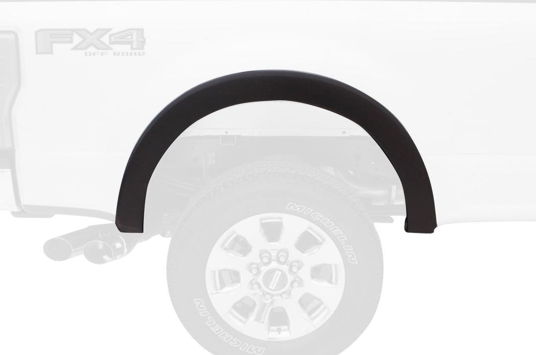 BUSHWACKER 21917-02 OE Style Factory Front & Rear Fender Flares | 4-Piece Set, Black, Smooth Finish Fits 2009-2014 Ford F-150 (Excludes Raptor) - The Twister Group Tools product