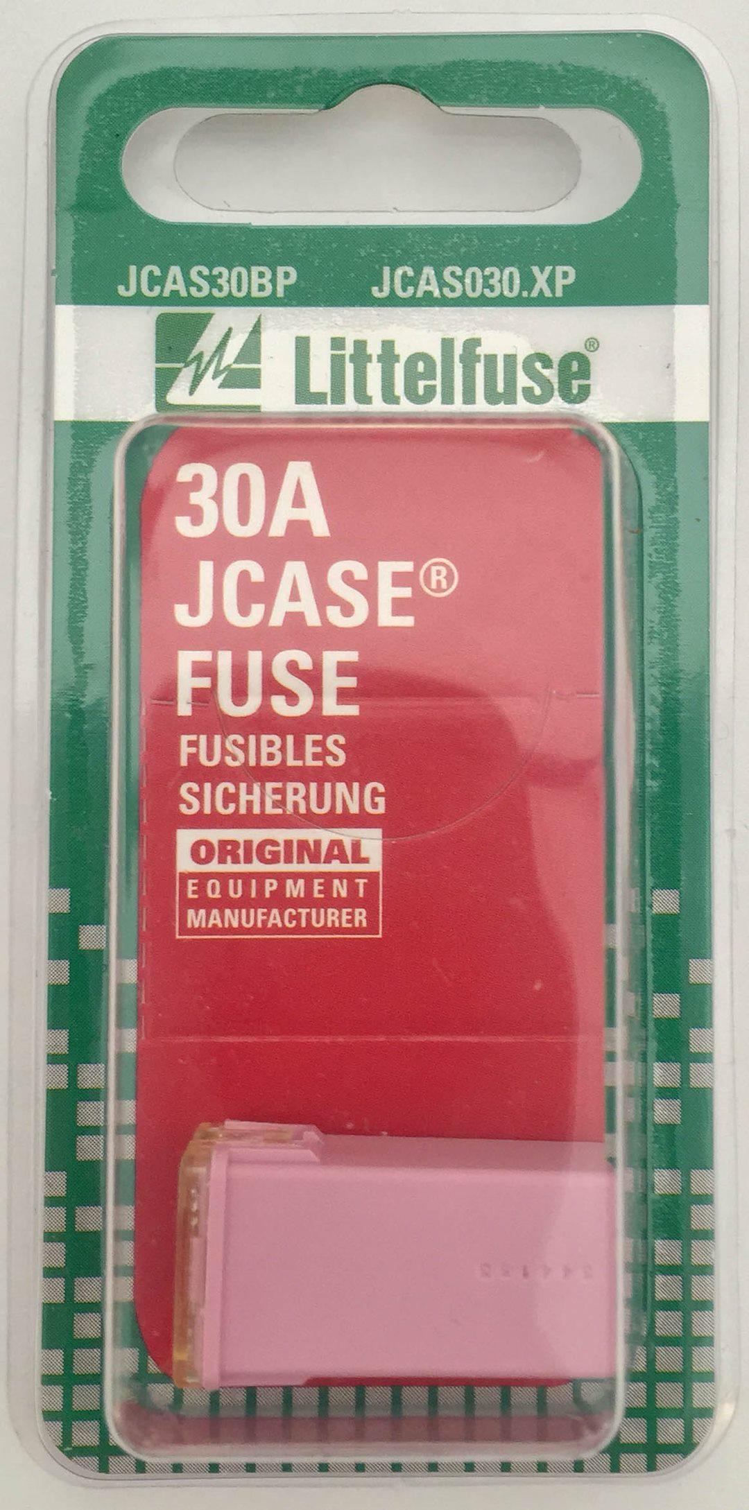 LITTELFUSE JCAS30BP Fuse; Cartridge Type; JCASE; 30 Amp; Slow Blow; Single - High quality product image showing LITTELFUSE JCAS30BP Fuse; Cartridge Type; JCASE; 30 Amp; Slow Blow; Single details and features