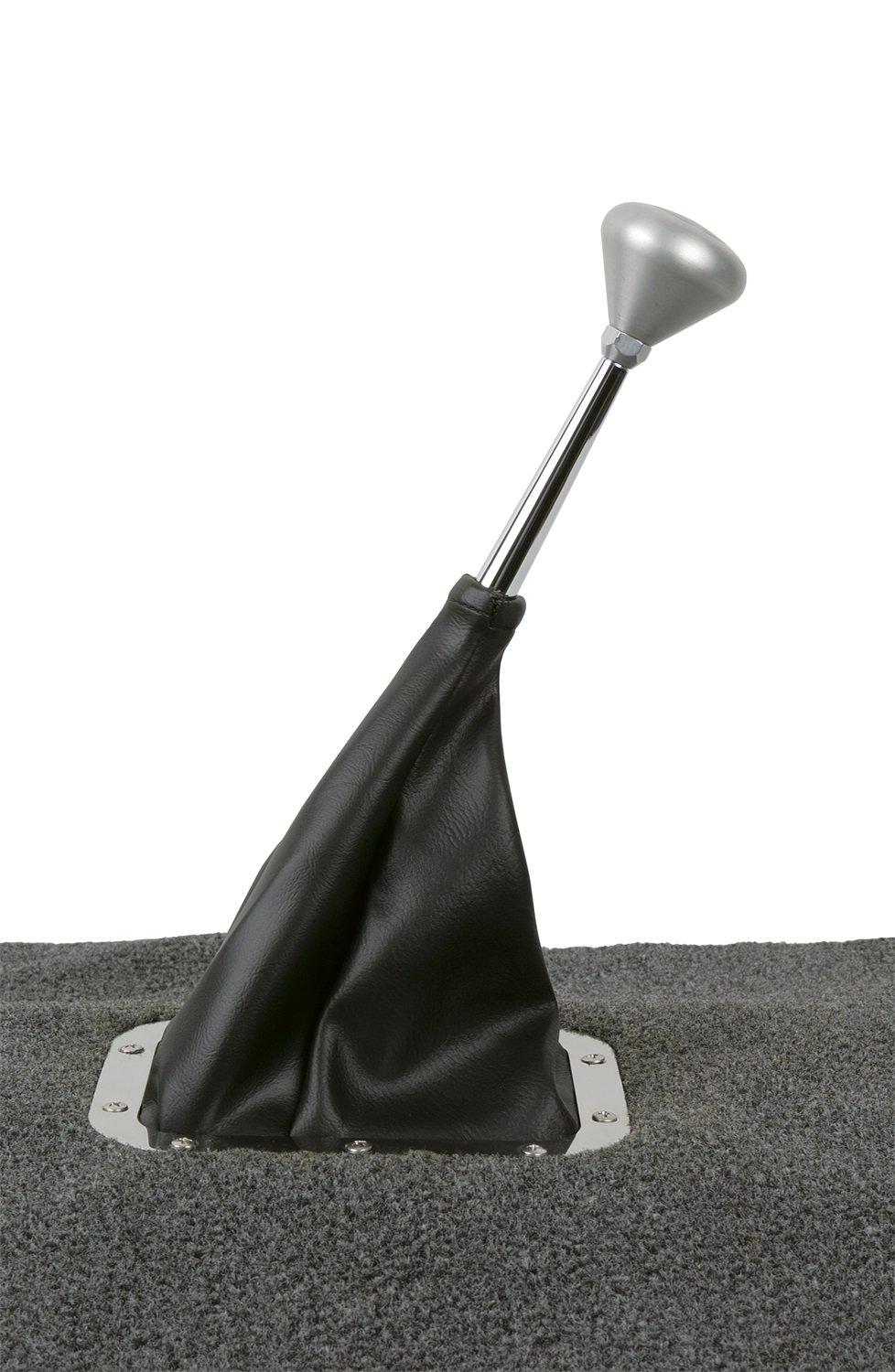 LOKAR 70-FMB Rectangular Floor Mount Shifter Boot with Ring - High quality product image showing LOKAR 70-FMB Rectangular Floor Mount Shifter Boot with Ring details and features