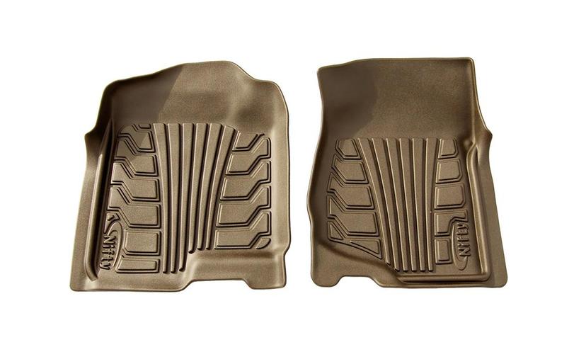 LUND 283124T 283124-T Tan Front Pair Catch-It Vinyl Floor Mat