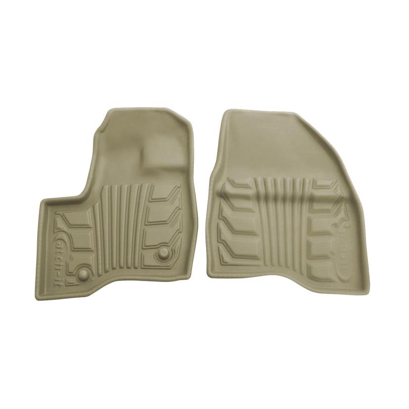 LUND 283136T 283136-T Catch-It Vinyl Tan Front Seat Floor Mat, Pair