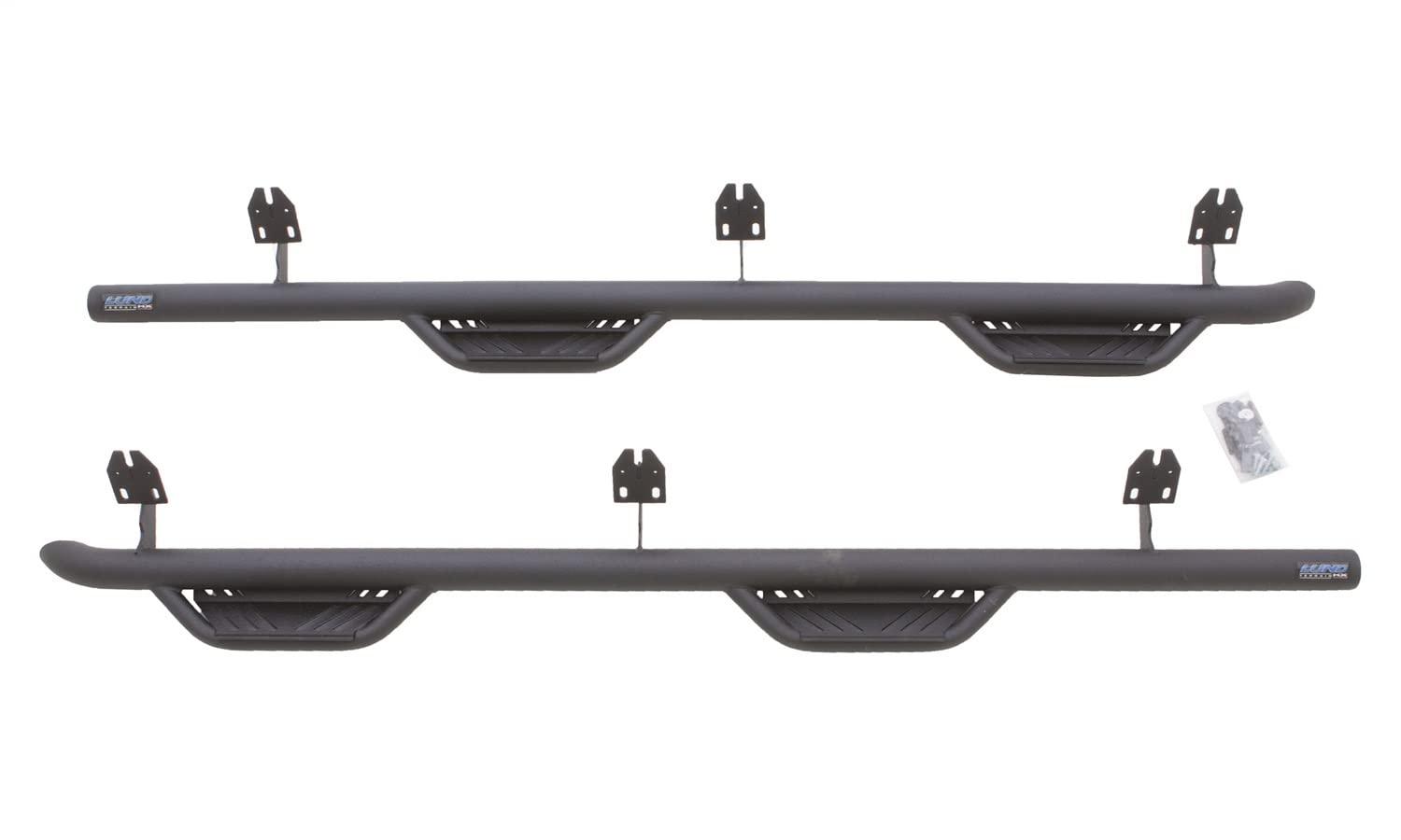LUND 34641334 Black Steel Terrain HX Step Nerf Bars for 2009-2015 Dodge Ram 1500 Quad Cab - High quality product image showing LUND 34641334 Black Steel Terrain HX Step Nerf Bars for 2009-2015 Dodge Ram 1500 Quad Cab details and features