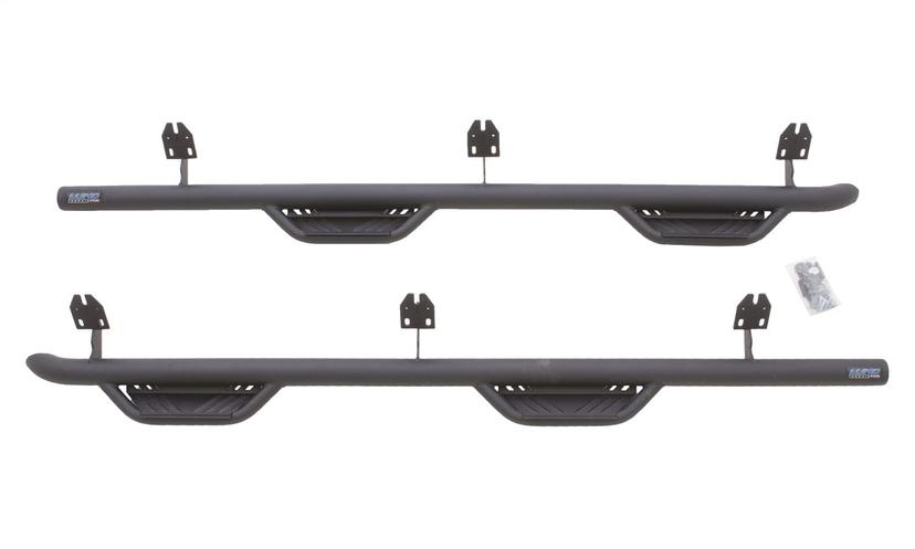 LUND 34641334 Black Steel Terrain HX Step Nerf Bars for 2009-2015 Dodge Ram 1500 Quad Cab