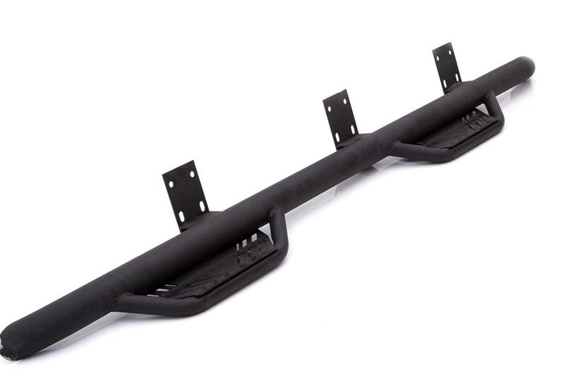 LUND 54541349 Black Steel Terrain HX Extreme Step Nerf Bars for 2015-2018 Dodge Ram 1500 Quad Cab