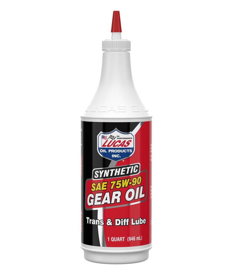 LUCAS OIL 10047 75/90 TRANS&DIFF LUBE, Single; 1 Quart Bottle; 75W-90; Synthetic