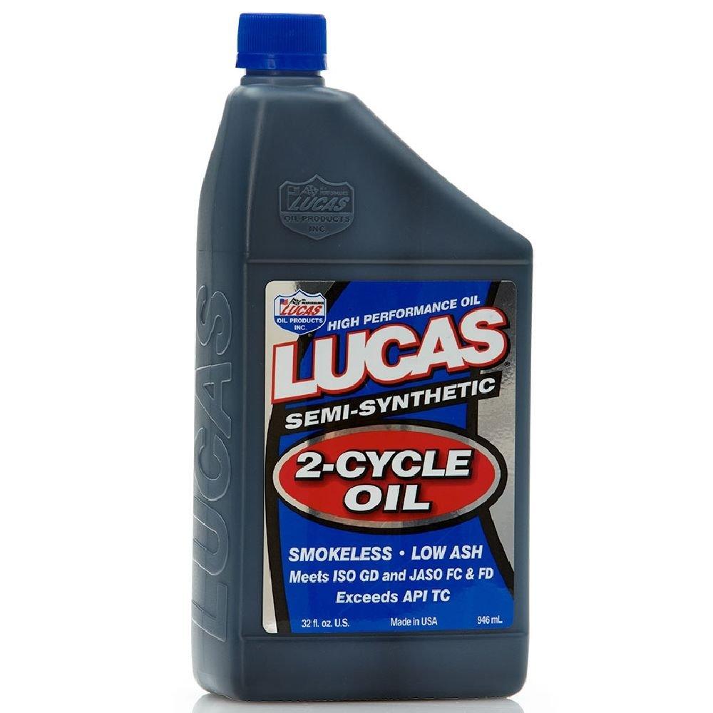 LUCAS OIL 10110 Semi-Synthetic 2-Cycle Oil - 1 Quart Bottle - High quality product image showing LUCAS OIL 10110 Semi-Synthetic 2-Cycle Oil - 1 Quart Bottle details and features