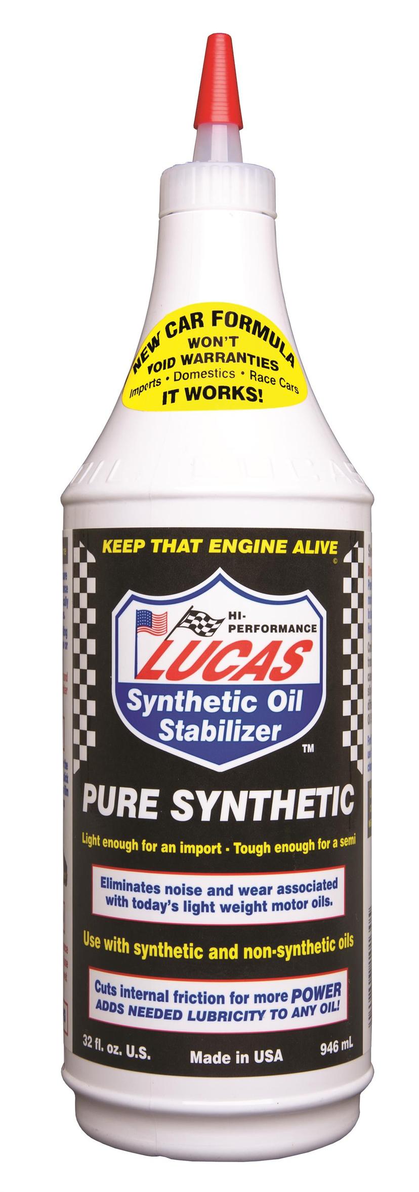 LUCAS OIL 10130 Synth Oil Stabilizer 1Qt
