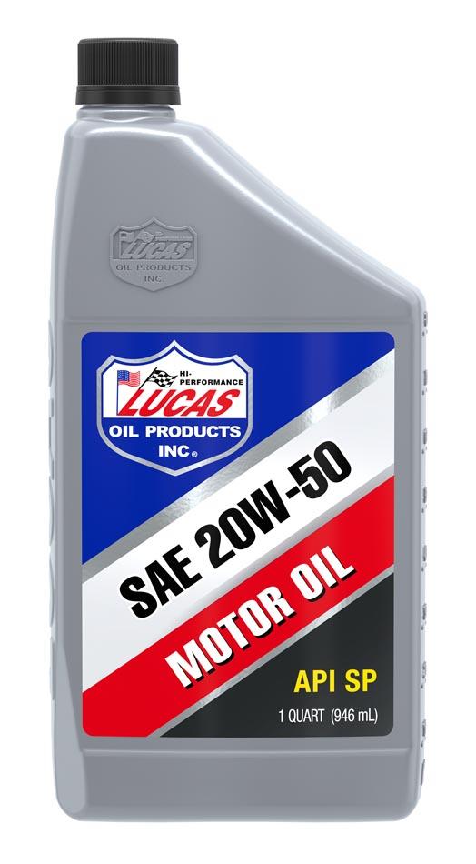LUCAS OIL 10252 20W-50 Plus Petroleum Motor Oil, 1 Quart (32 Ounces) (Case of 6) - The Twister Group Tools product