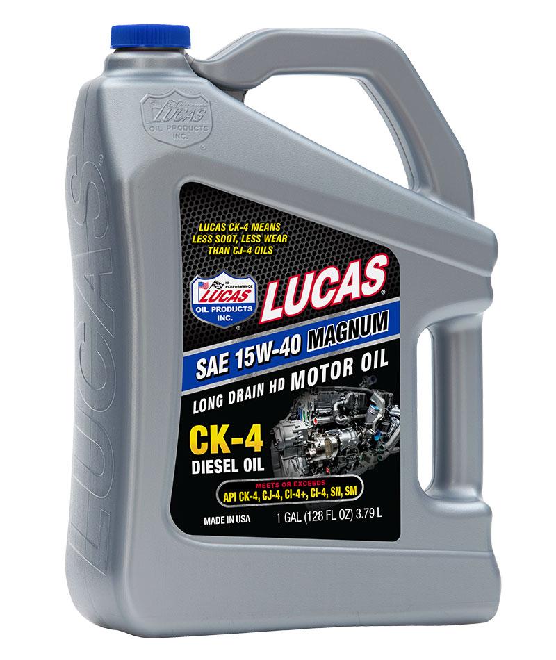 LUCAS OIL 10287 Oil; SAE 15W-40; Magnum; CK-4; 1 Gallon Jug; Single - High quality product image showing LUCAS OIL 10287 Oil; SAE 15W-40; Magnum; CK-4; 1 Gallon Jug; Single details and features