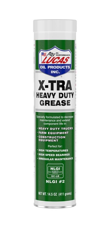 LUCAS OIL 10301-30 X-TRA HEAVY DUTY GREASE/3, Bearing Grease; Green; Single; 14.5 Ounce Tube - High quality product image showing LUCAS OIL 10301-30 X-TRA HEAVY DUTY GREASE/3, Bearing Grease; Green; Single; 14.5 Ounce Tube details and features