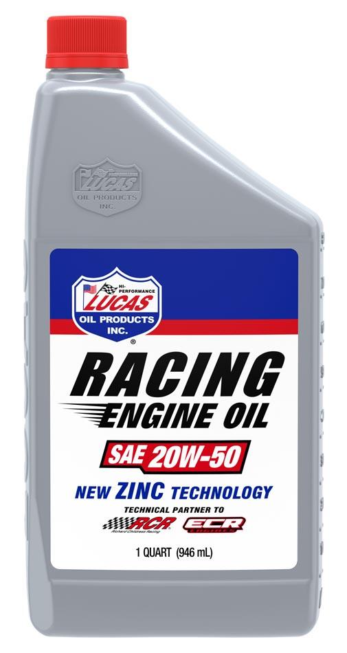LUCAS OIL 10620 1 qt. Semi-Synthetic 20w50 Racing Oil (Case of 6) - The Twister Group Tools product